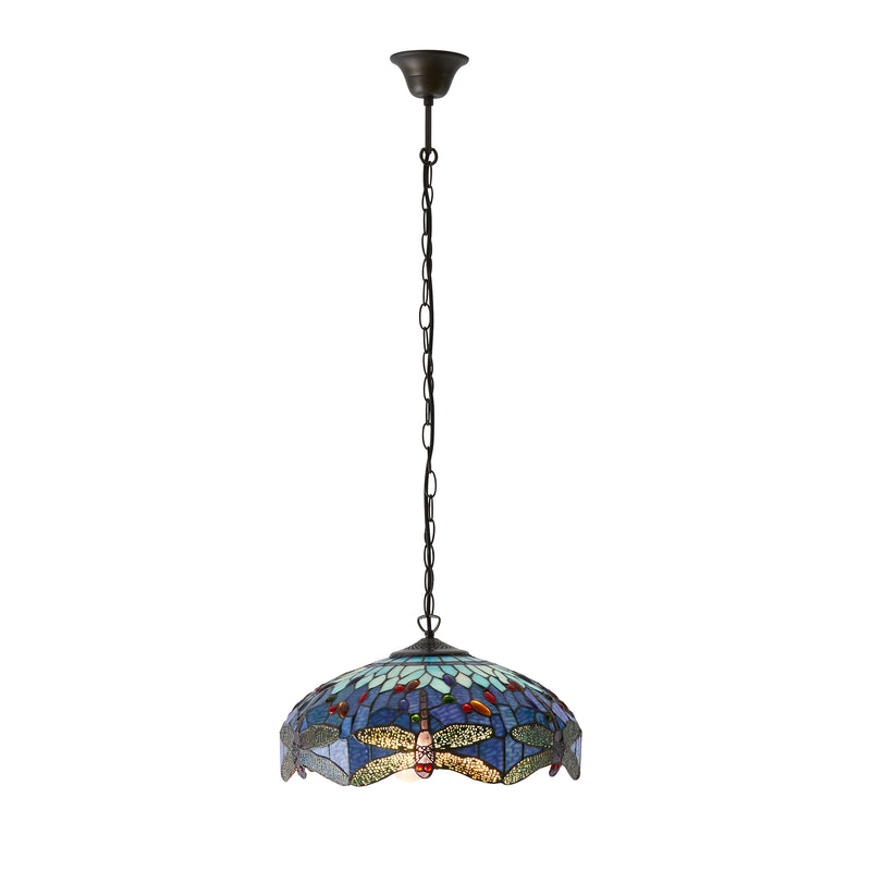 Dragonfly blue 3lt Pendant - 64080