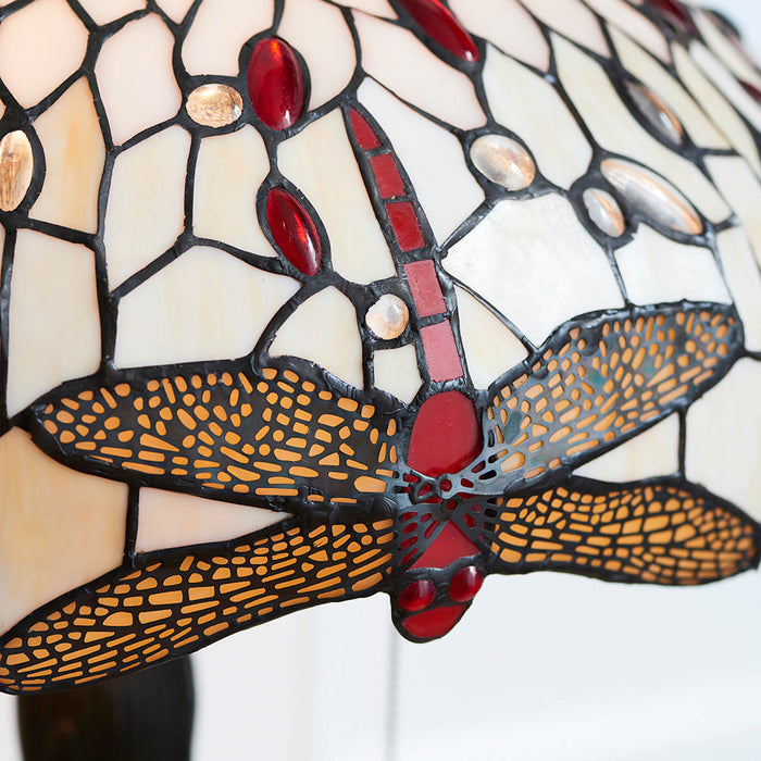 Tiffany 64085 Dragonfly beige Medium table lamp