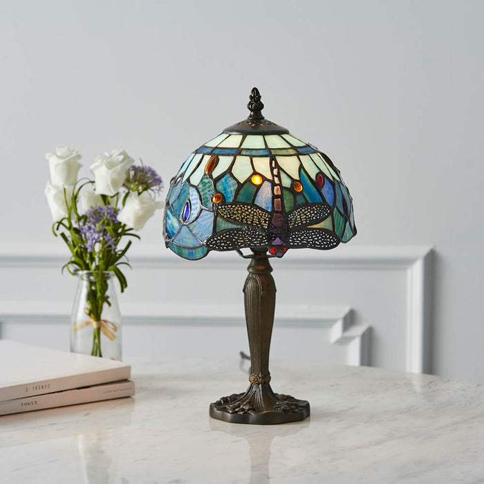 Tiffany 64088 Dragonfly blue Mini table lamp
