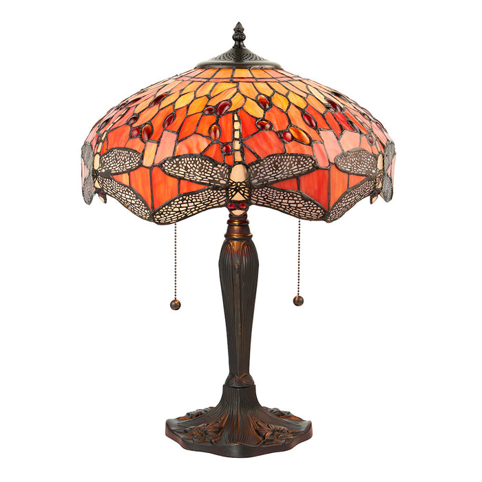 Tiffany 64093 Dragonfly flame Medium table lamp