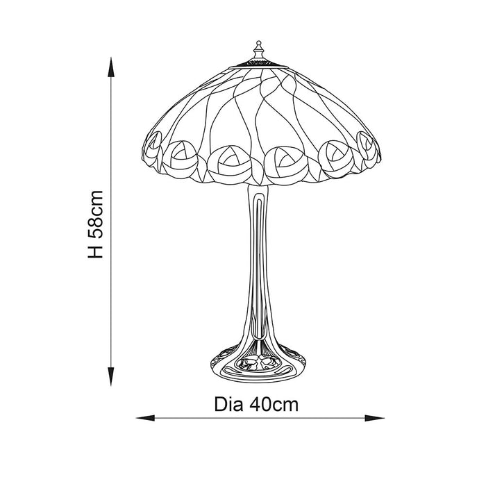 Tiffany 64177 Hutchinson Medium table lamp
