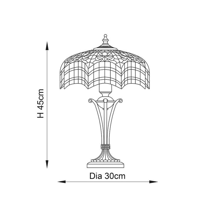 Tiffany 64376 Vesta Small table lamp