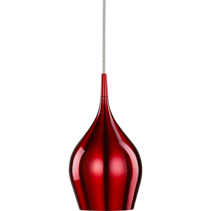 Searchlight  6461-12RE Vibrant Pendant  - Metallic Red Metal