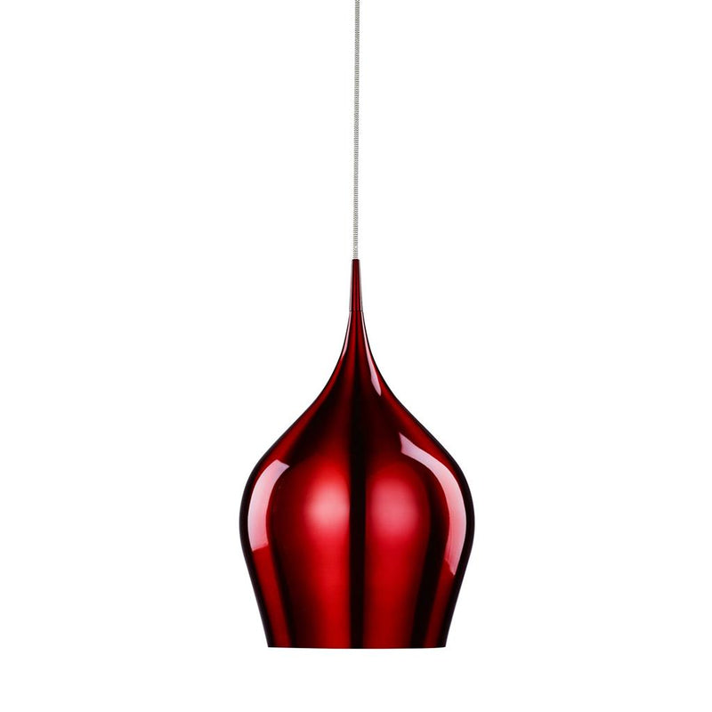 Searchlight  6461-26RE Vibrant Pendant  - Metallic Red Metal