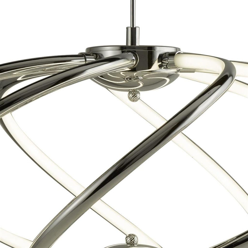 Searchlight  6500-7CC Magic  7Lt Pendant  - Chrome Metal & Opal Acrylic