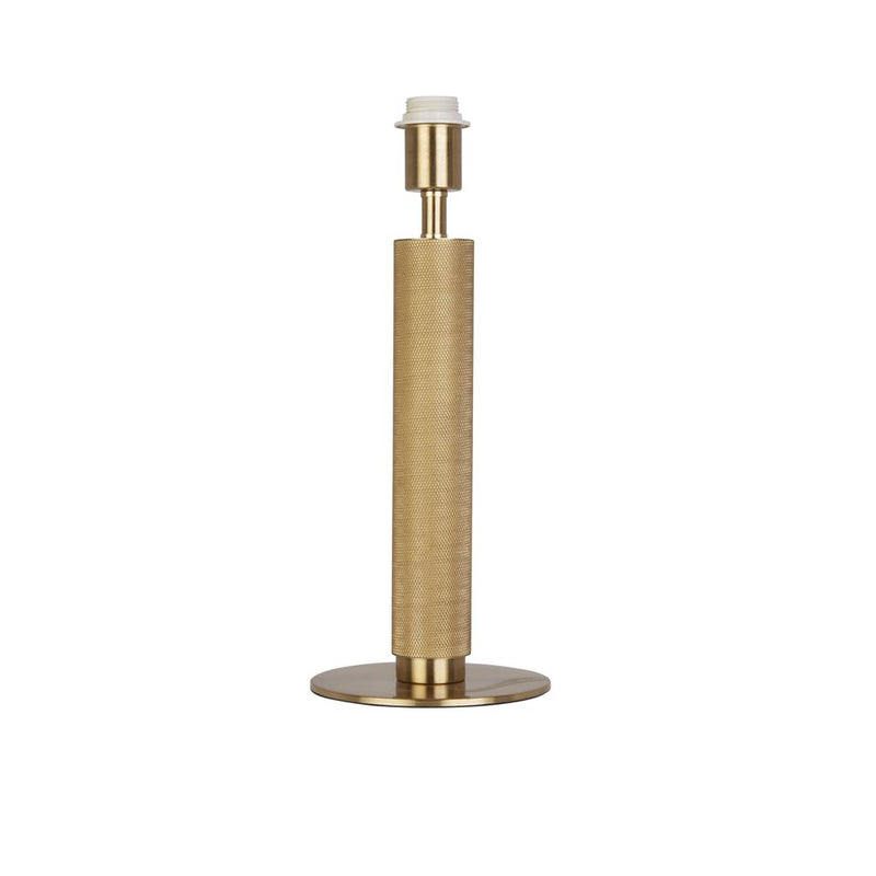 Searchlight  65721PB Base Only - London Table Lamp - Knurled Gold Metal
