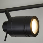 Searchlight 6604BK Samson 4Lt Split Bar Spotlight - Black Metal - Bonus Superstore