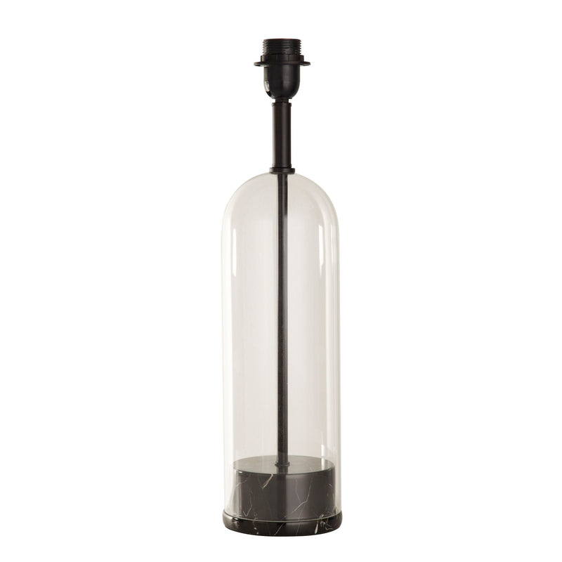 Searchlight  81711BK Base Only - Oxford Table Lamp, Black Metal, Marble and Glass