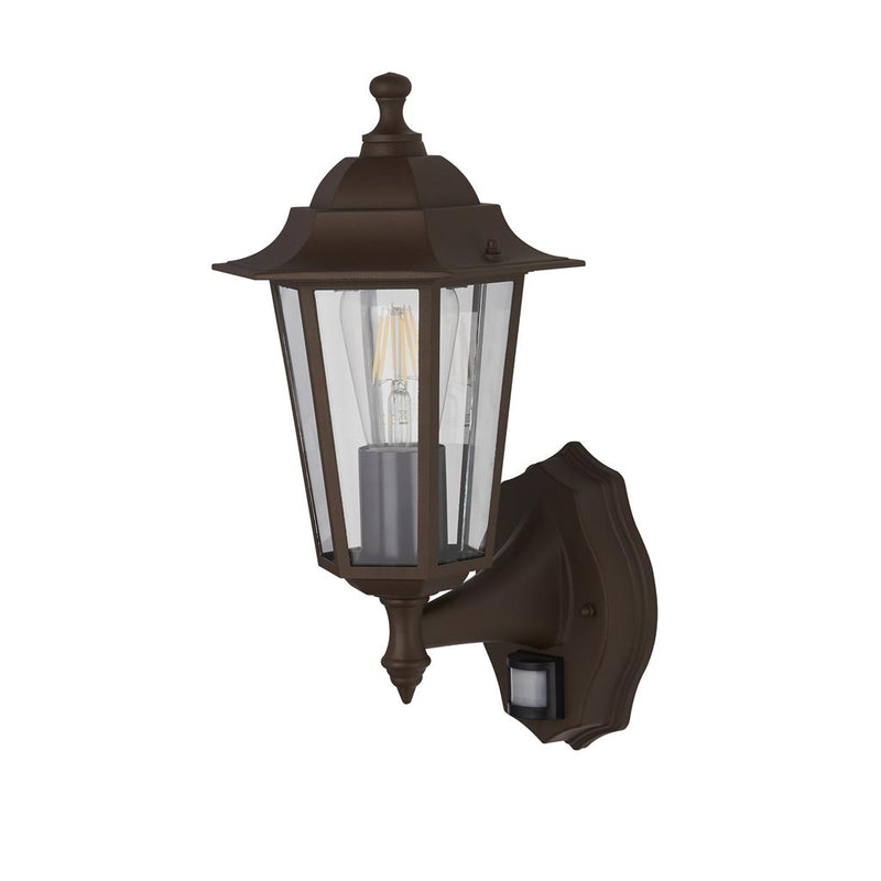 Searchlight  68001RUS Alex Outdoor Wall Light - Rust Brown Metal & Glass - Bonus Superstore