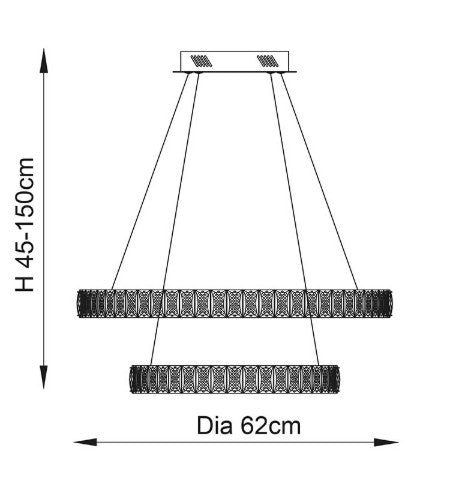 Celeste 2lt Pendant - 78701