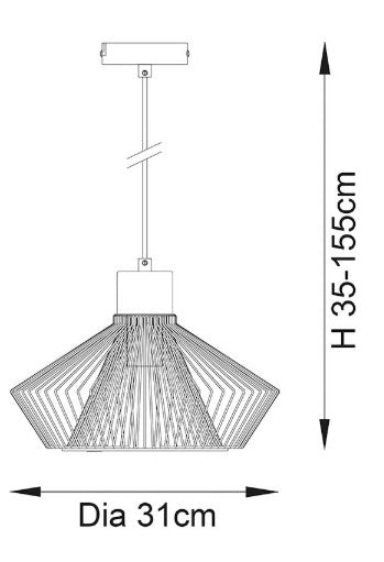 Kimberley 1lt Pendant - 72813