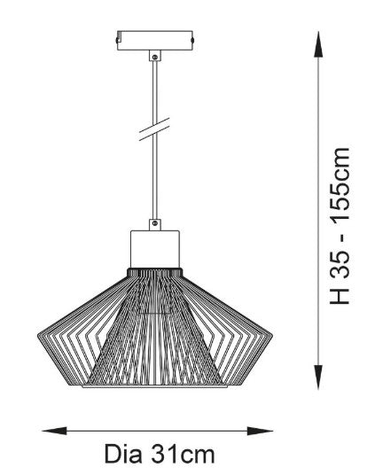Kimberley 1lt Pendant - 99498