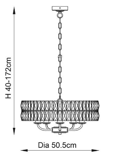Clifton 5lt Pendant - 104467