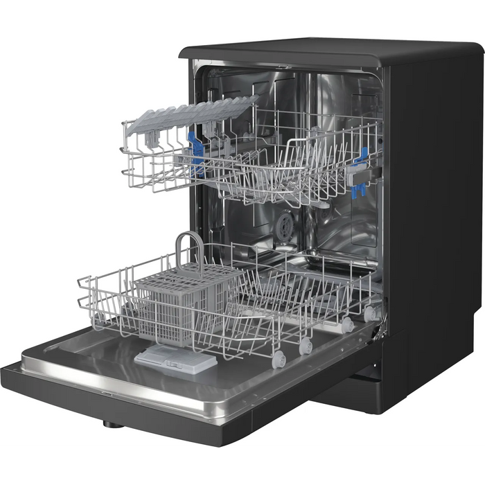 Indesit D2FHK26BUK Dishwasher: full size, black - Bonus Superstore