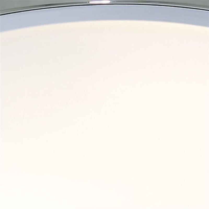 Searchlight  7039-23CC Cheese 2Lt Flush - Chrome Metal & White Glass