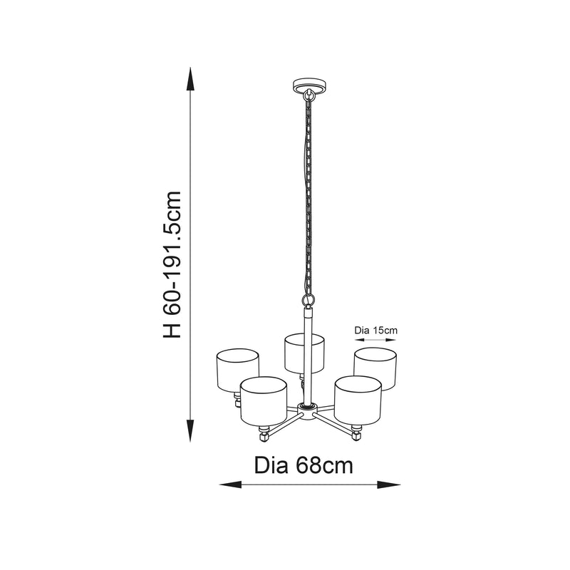 Indara 5lt Pendant - 71345 - Bonus Superstore