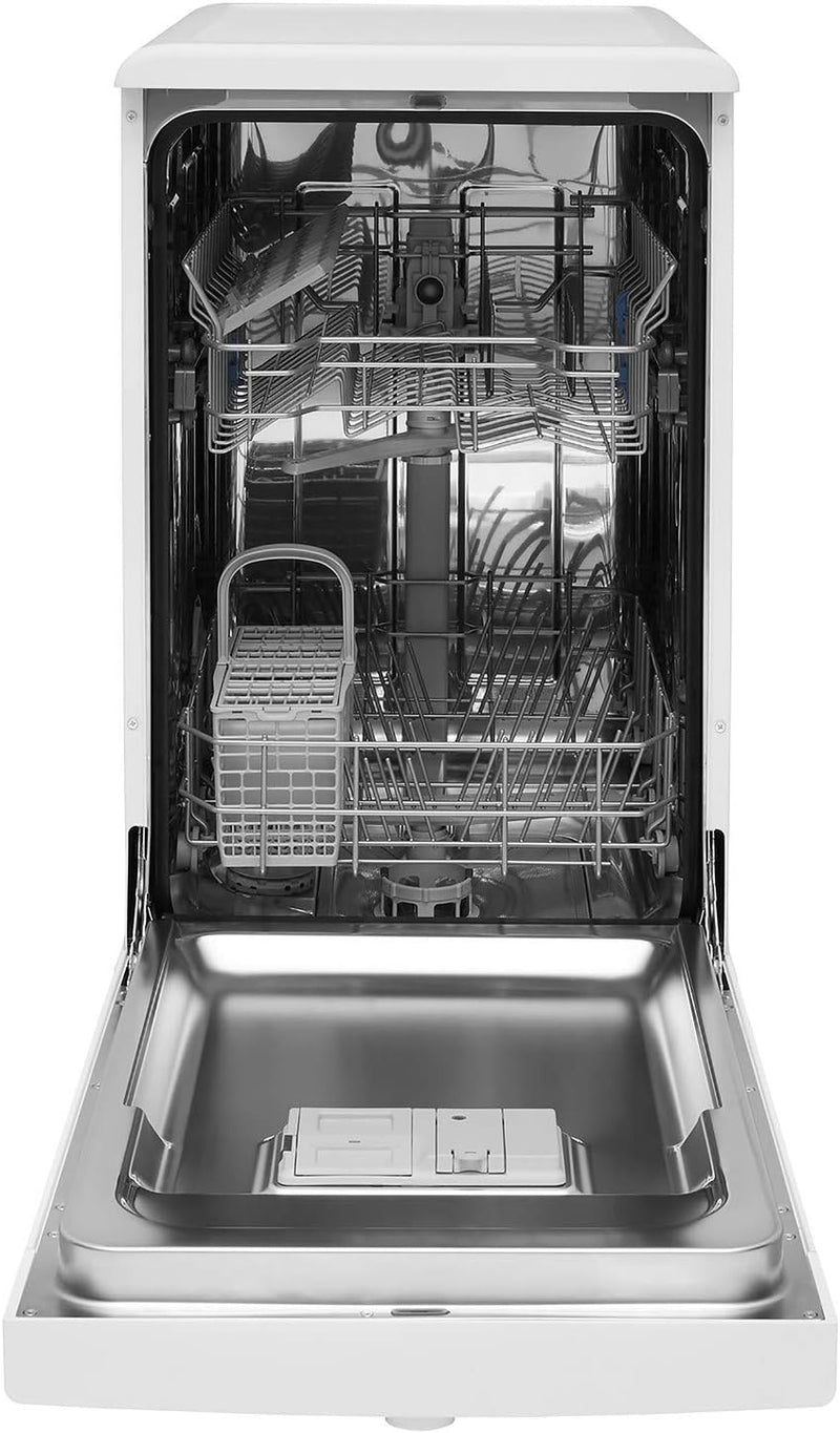 Indesit Freestanding DSFE1B10SUKN Slim 45cm Dishwasher - Silver