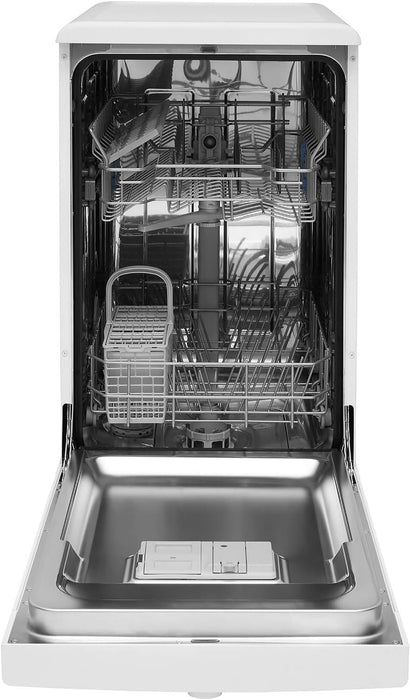 Indesit Freestanding DSFE1B10SUKN Slim 45cm Dishwasher - Silver
