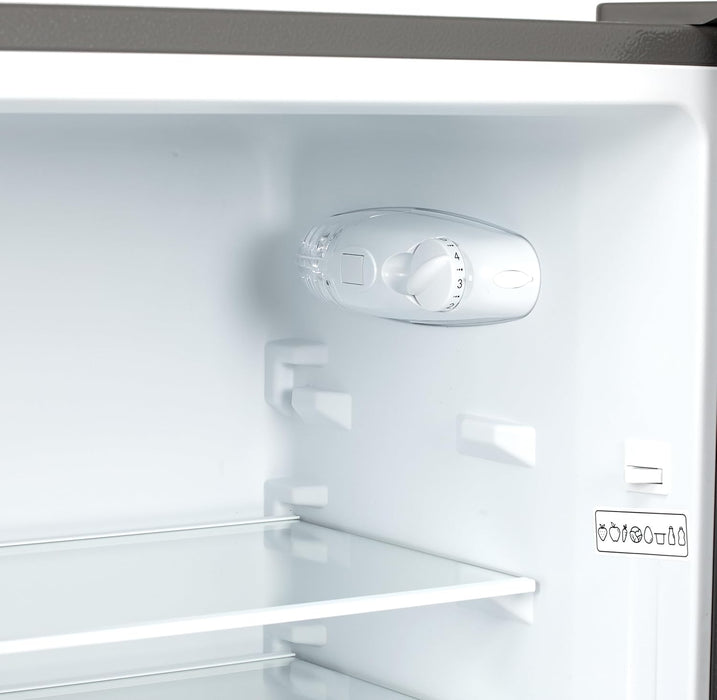 Willow WFF157G 157L Freestanding 70/30 Fridge Freezer with Adjustable Thermostat, Mark-Proof Finish, Low Frost, 2 Year Warranty - Grey [Energy Class E]