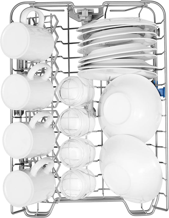 Indesit Freestanding DSFE1B10SUKN Slim 45cm Dishwasher - Silver