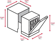 Hoover HDSN 1L380PB-80 Semi Integrated Dishwasher - Bonus Superstore