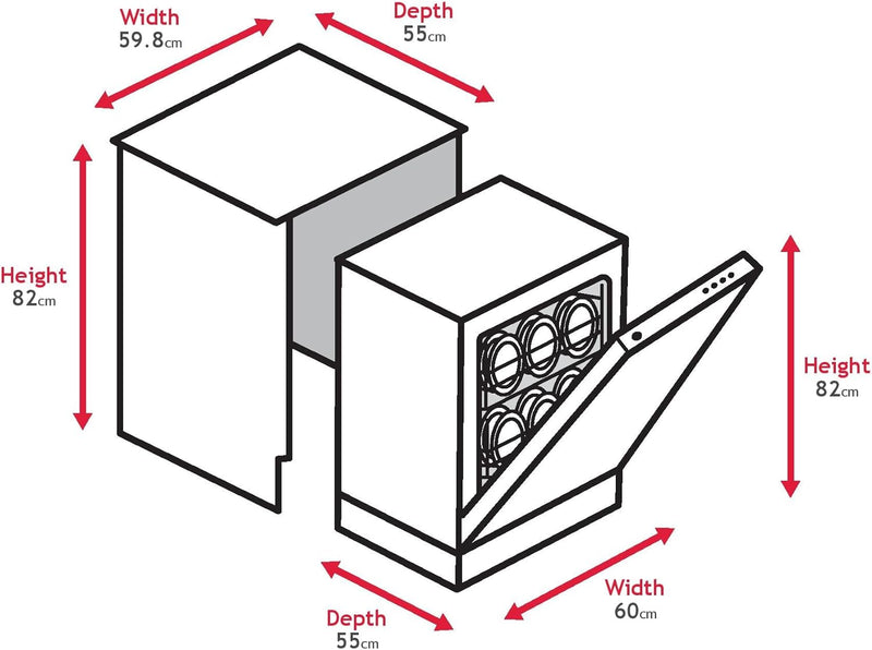 Hoover HDSN 1L380PB-80 Semi Integrated Dishwasher - Bonus Superstore
