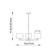 Daley 3lt Pendant - 73016 - Bonus Superstore