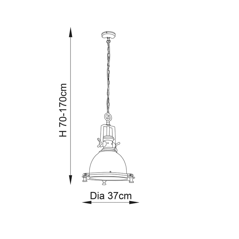 Fenton 1lt Pendant - 73103