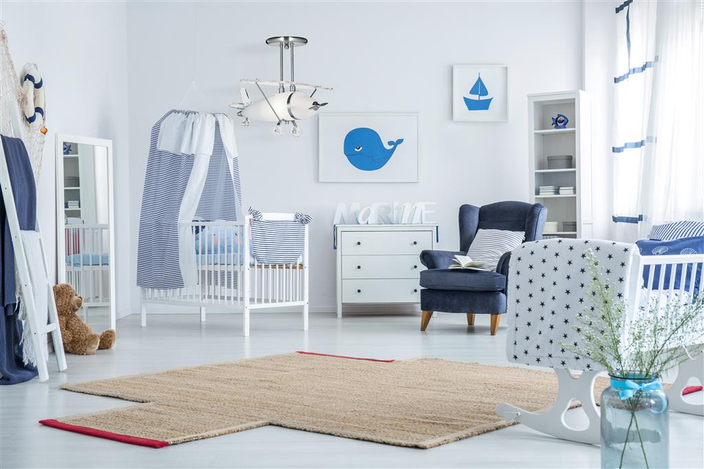 Searchlight  737 Novelty Airplane Pendant  -  Metal, Acrylic & Glass