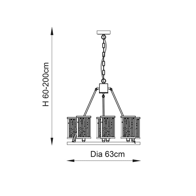 Easton 6lt Pendant - 74128
