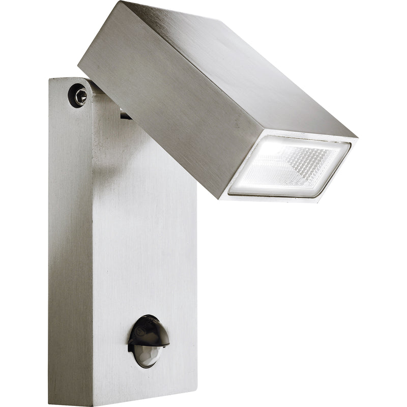 Searchlight  7585 Metro LED Outdoor Wall Light with PIR Sensor- Aluminium,IP44