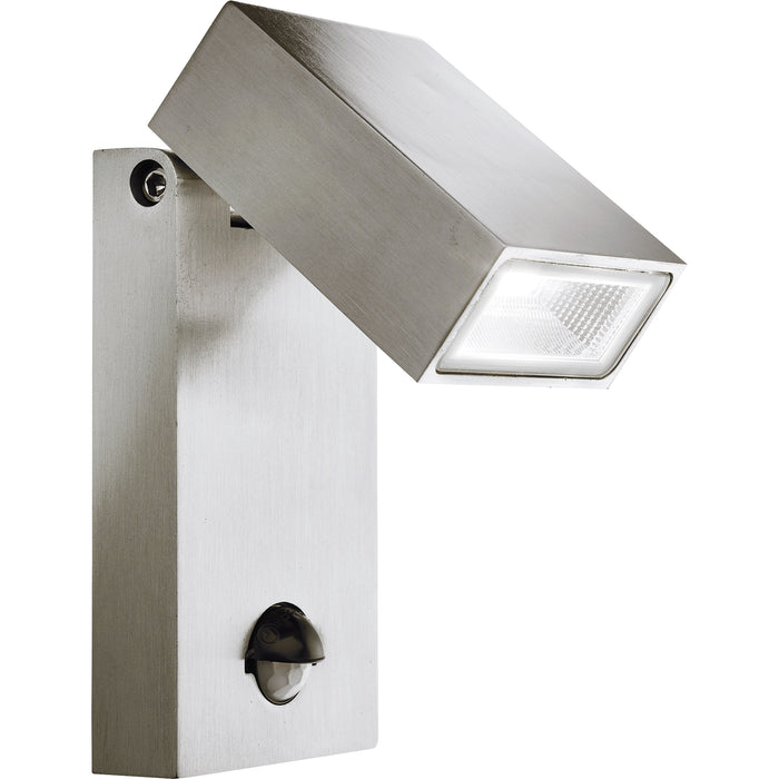 Searchlight  7585 Metro LED Outdoor Wall Light with PIR Sensor- Aluminium,IP44