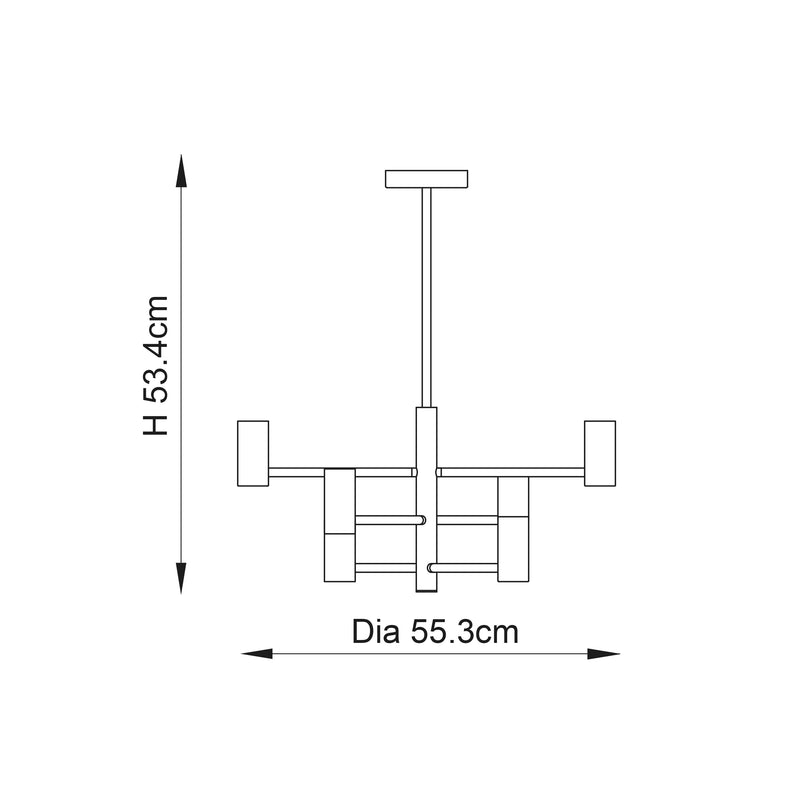 Studio 6lt Semi flush