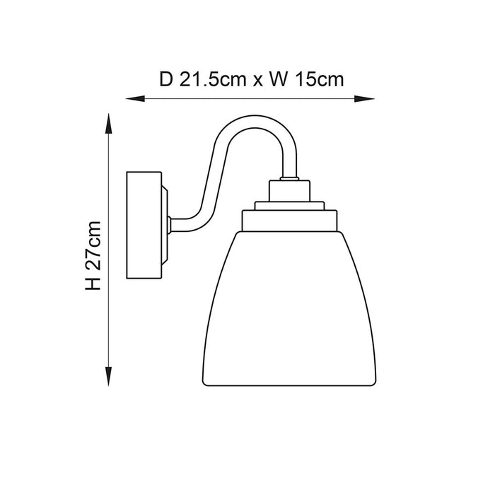 Endon Ashbury Wall Light