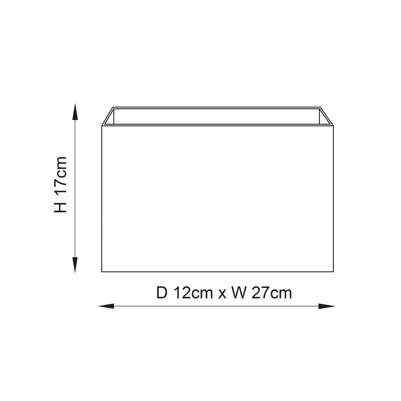 Rectangular 1lt Shade