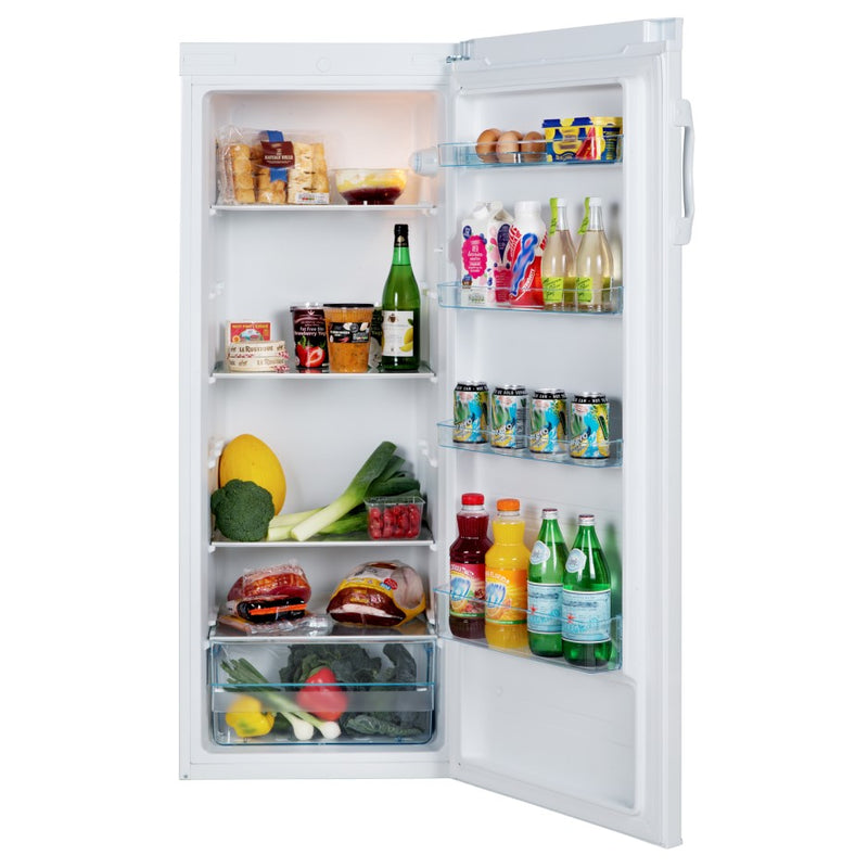 Lec TL55144W 235L 142x55cm Freestanding Larder Fridge - White - Bonus Superstore