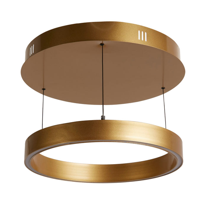 Searchlight  30410GO Layla Gesture Control Pendant - Gold Metal & Opal Acrylic