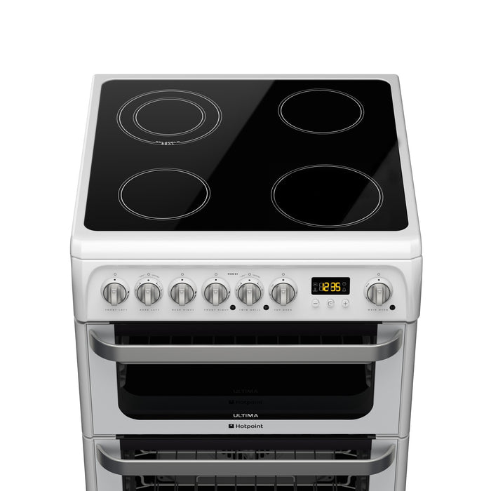 HOTPOINT HUE61PS COOKER ELECTRIC WHITE
