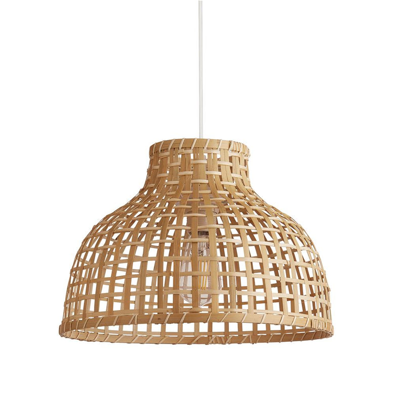 Searchlight 7868CW Bali Pendant - Bamboo