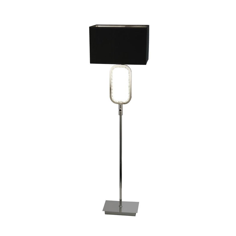 Searchlight  7959CC Aura Floor Lamp LED Base -Chrome with Crystal Glass