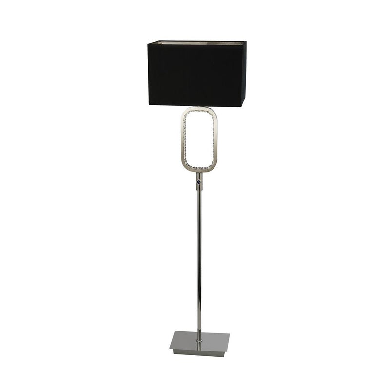 Searchlight  7959CC Aura Floor Lamp LED Base -Chrome with Crystal Glass
