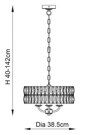 Clifton 3lt Pendant - 106243