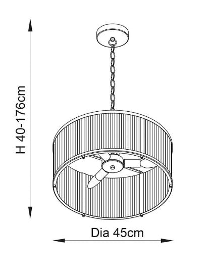 Ridgeton 3lt Pendant - 106282