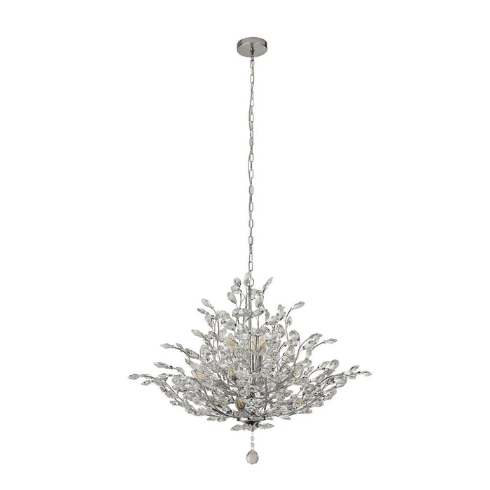 Searchlight  8011-11CC Bouquet  11Lt Pendant - Chrome Metal & Crystal