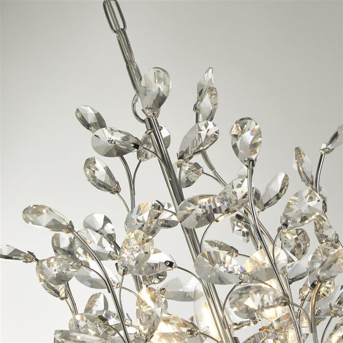 Searchlight  8011-11CC Bouquet  11Lt Pendant - Chrome Metal & Crystal