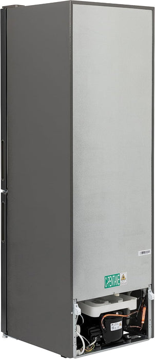 Willow WFF157G 157L Freestanding 70/30 Fridge Freezer with Adjustable Thermostat, Mark-Proof Finish, Low Frost, 2 Year Warranty - Grey [Energy Class E]