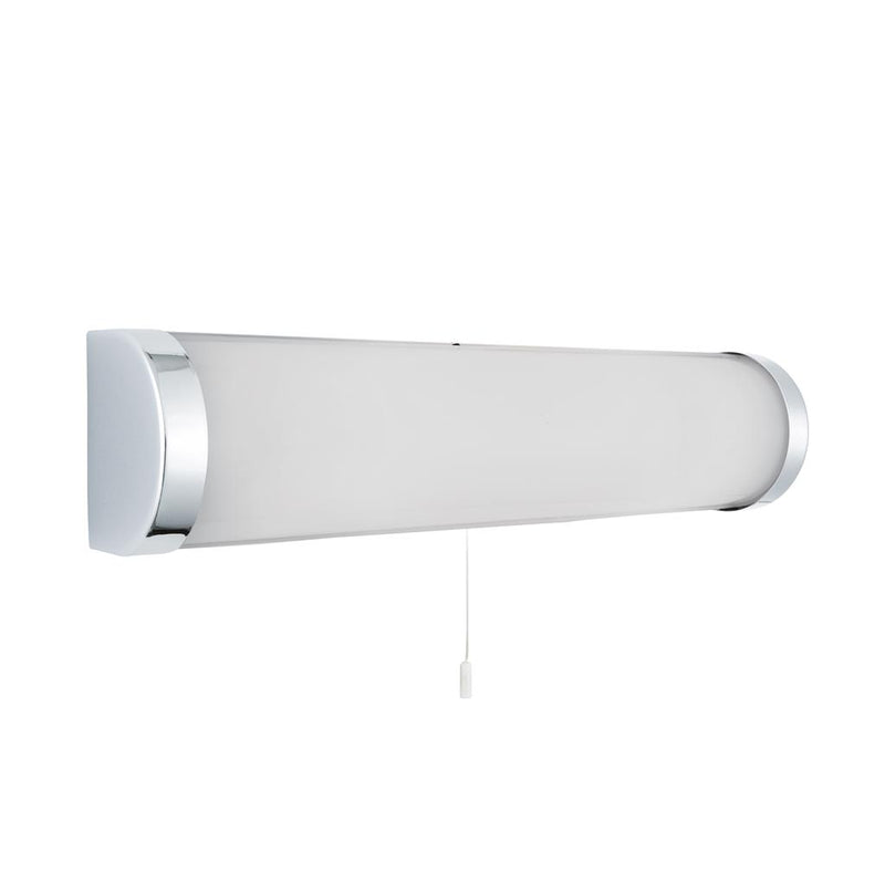 Searchlight  8293CC Poplar  2Lt Wall Light - Chrome Metal & Opal Glass