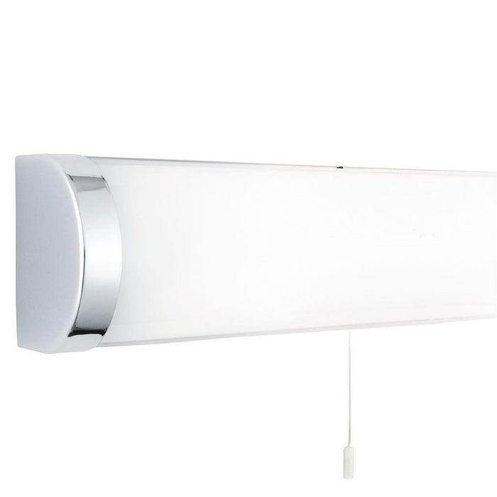 Searchlight  8293CC Poplar  2Lt Wall Light - Chrome Metal & Opal Glass