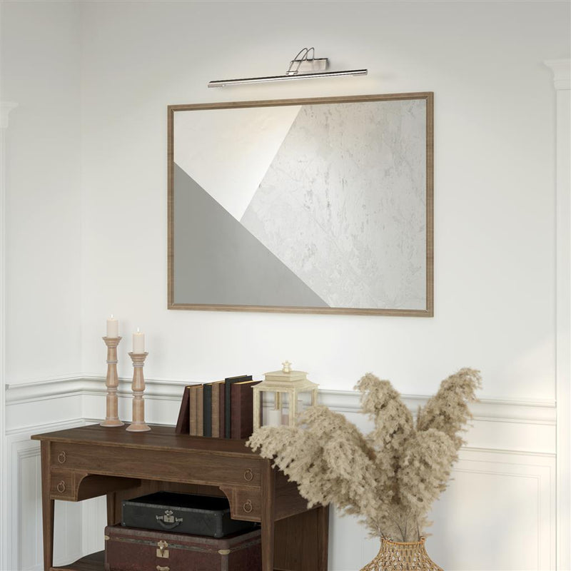 Searchlight  8343SS Majorca  Picture Light - Satin Silver Metal