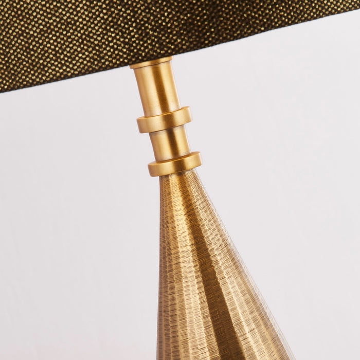 Searchlight  84631AB Base Only - Rye Table Lamp - Antique Brass Metal